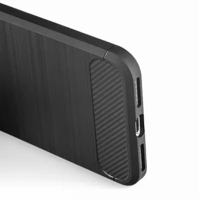 Husa protectie Motorola Moto E22 / E22i, Carbon Stripe, neagra — varianta 4