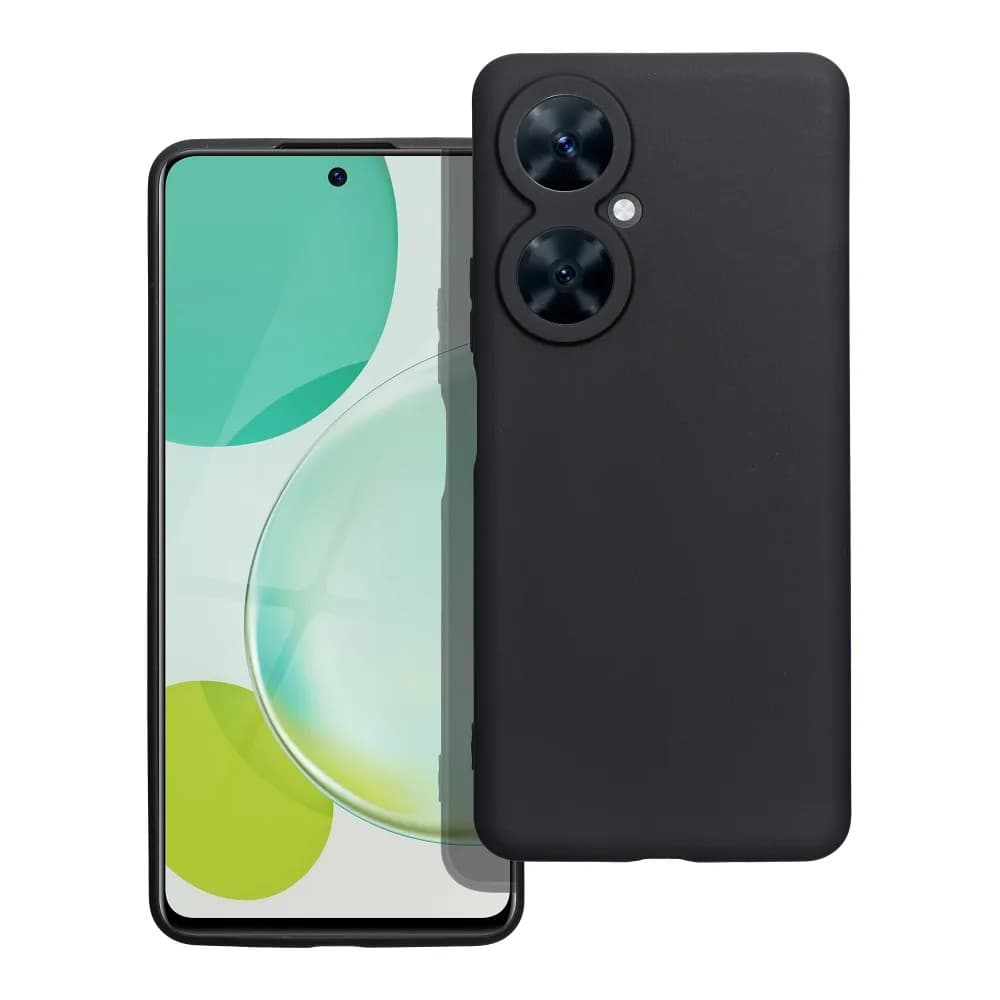 Husa Huawei Nova Y11i, Matt TPU, silicon moale, negru — principală