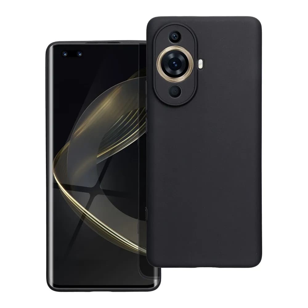 Husa Huawei Nova Y11 Pro, Matt TPU, silicon moale, negru — principală