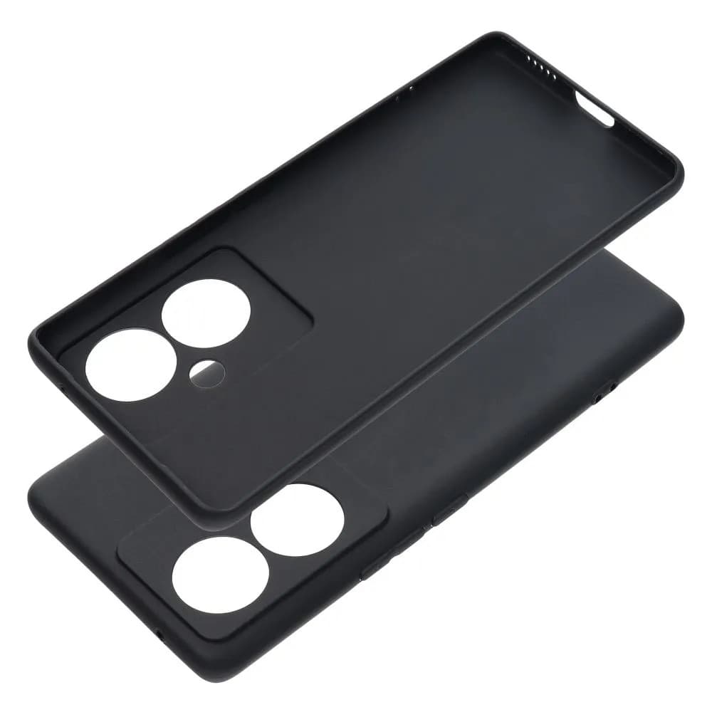 Husa protectie Vivo V29 Lite, Matt TPU, silicon moale, negru — varianta 2