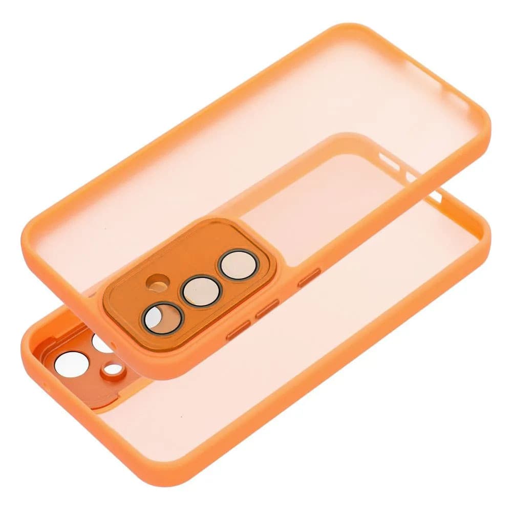 Husa Samsung Galaxy A15, Variete Case, protectie camera, portocalie — principală