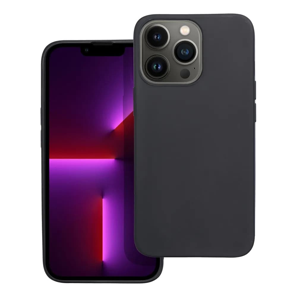Husa Xiaomi 13T Pro, Matt TPU, silicon moale, neagra — principală