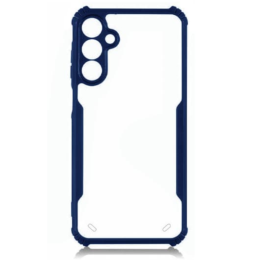 Husa Samsung Galaxy A15, Anti Drop, intarituri in colturi, protectie camera, margini albastru navy — principală