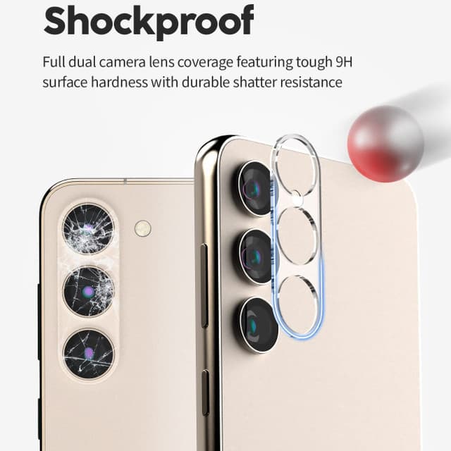 Folie protectie pentru camera spate Samsung Galaxy A54 5G, transparenta — 3