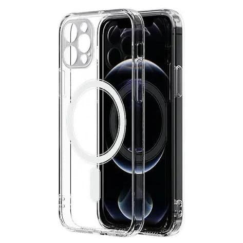 Husa de protectie Apple iPhone 13, compatibila MagSafe, protectie camere, transparenta — principală