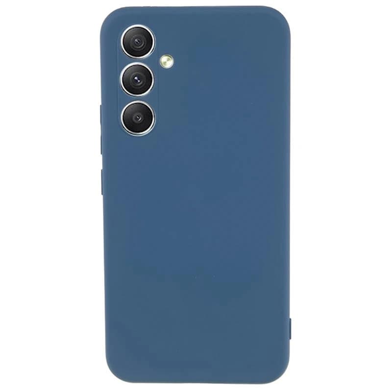 Husa Samsung Galaxy S25 Ultra, Matt TPU, silicon moale, albastru inchis — principală