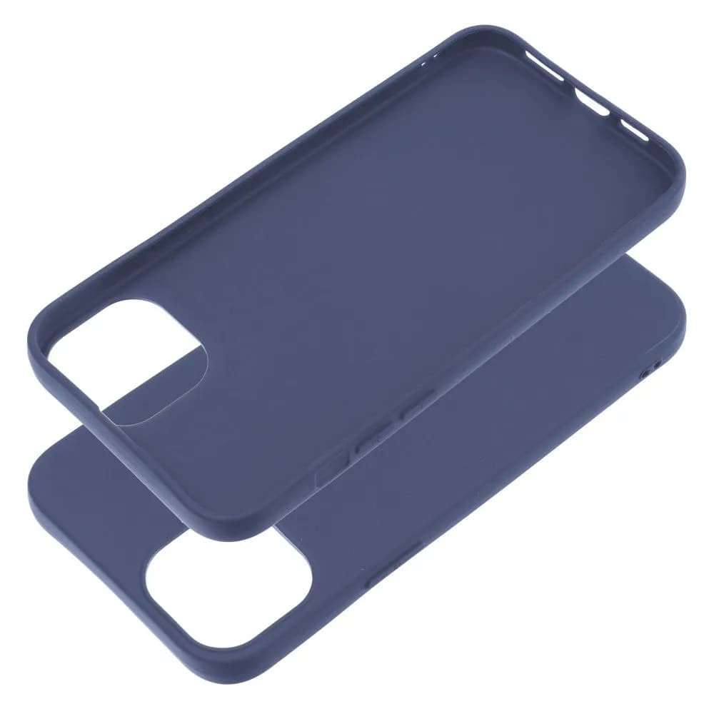 Husa Apple iPhone 14 Pro Max, Matt TPU, silicon moale, albastru inchis — varianta 3