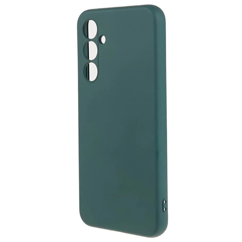Husa Samsung Galaxy A55, Matt TPU, silicon moale, verde forrest — varianta 2