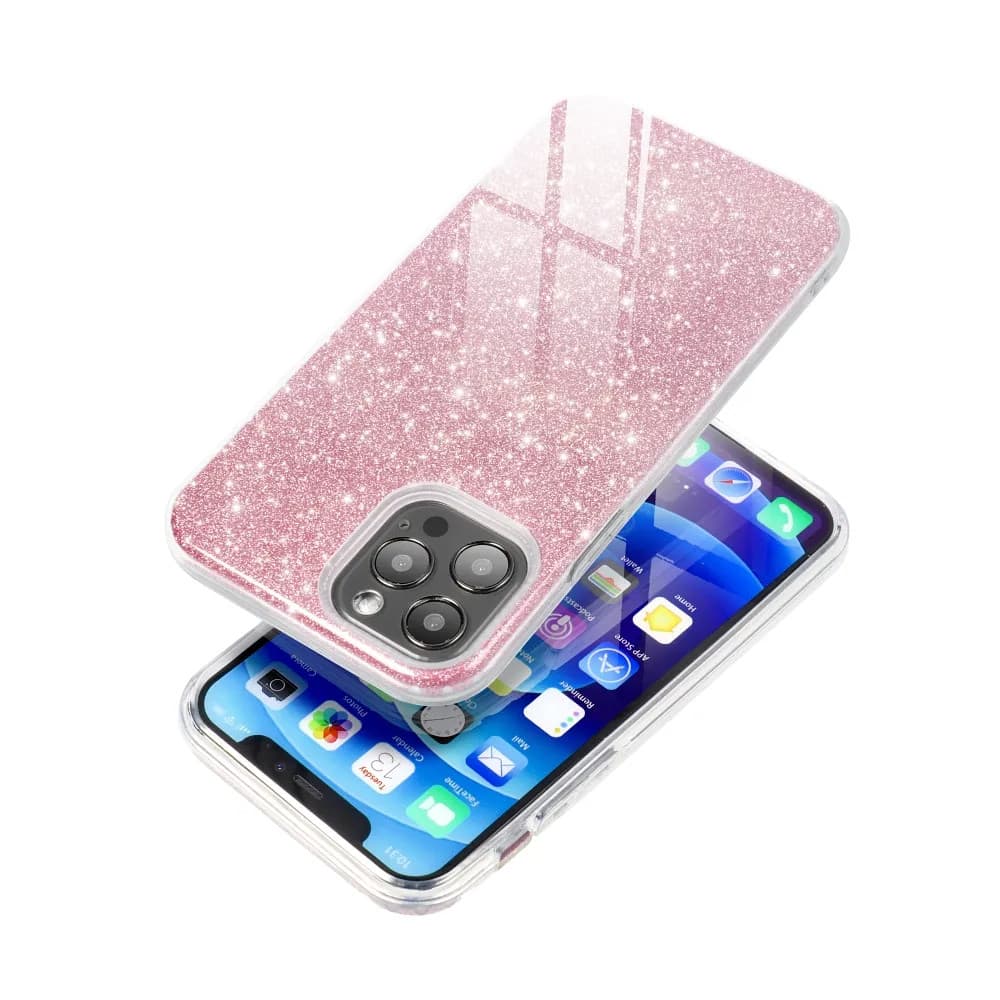Husa protectie Samsung Galaxy A25, Luxury Glitter, roz — varianta 4