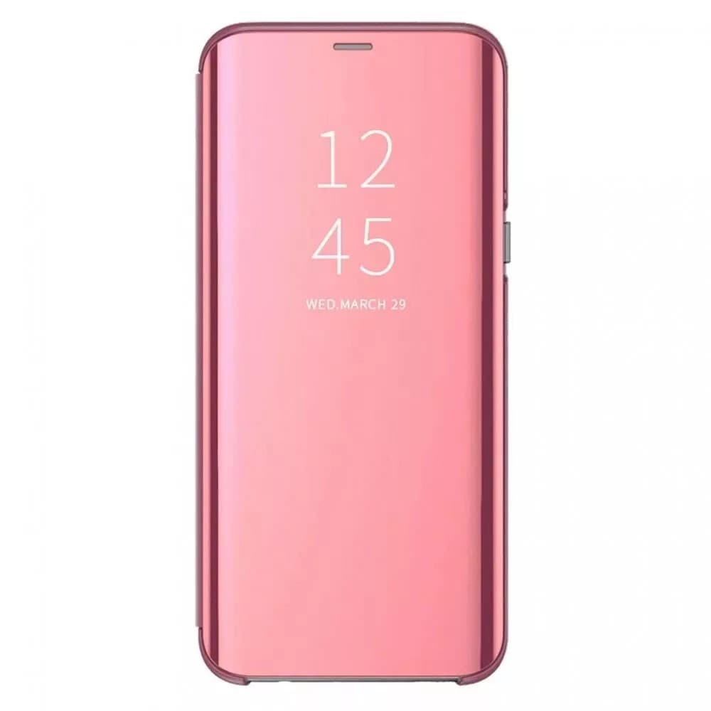 Husa Samsung Galaxy A25, Mirror Clear View, rose gold — principală