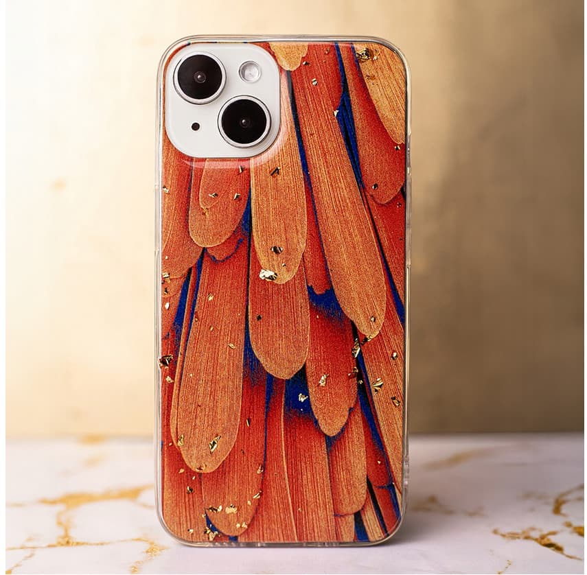 Husa Samsung Galaxy A54, Gold Glam Orange — varianta 4