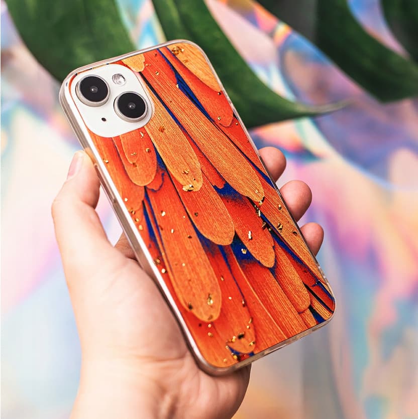 Husa Samsung Galaxy A54, Gold Glam Orange — varianta 5