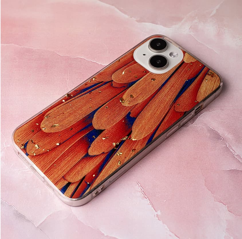 Husa Samsung Galaxy A54, Gold Glam Orange — varianta 6