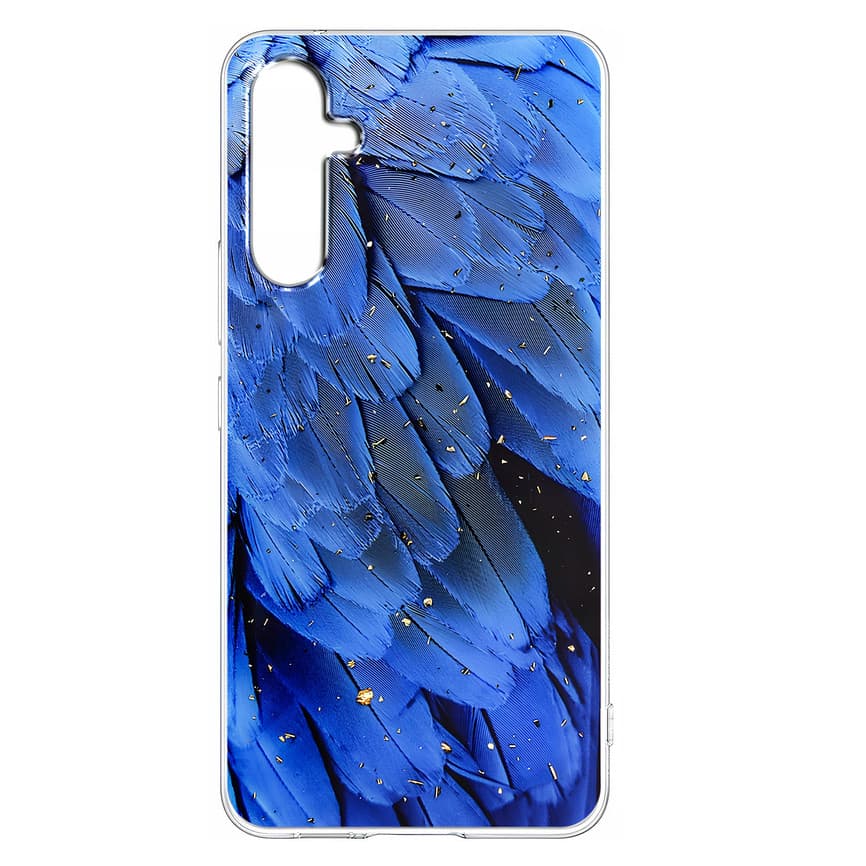 Husa protectie Samsung Galaxy A35, Gold Glam Blue — 2