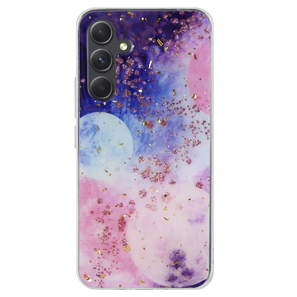 Husa Samsung Galaxy A25 5G, Gold Glam Galactic — varianta 4