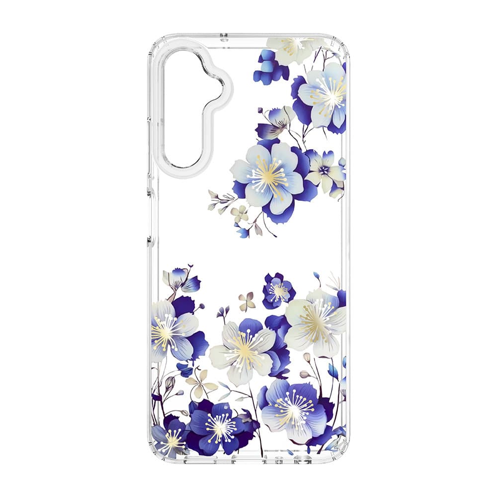 Husa Samsung Galaxy A13 5G / A04s, IMD Print Case, TPU flexibil, transparent, Floral — varianta 2
