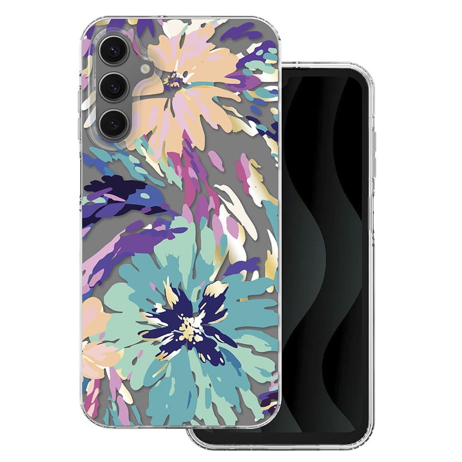 Husa Samsung Galaxy A35, IMD Print Case, TPU flexibil, transparent, Splash — principală