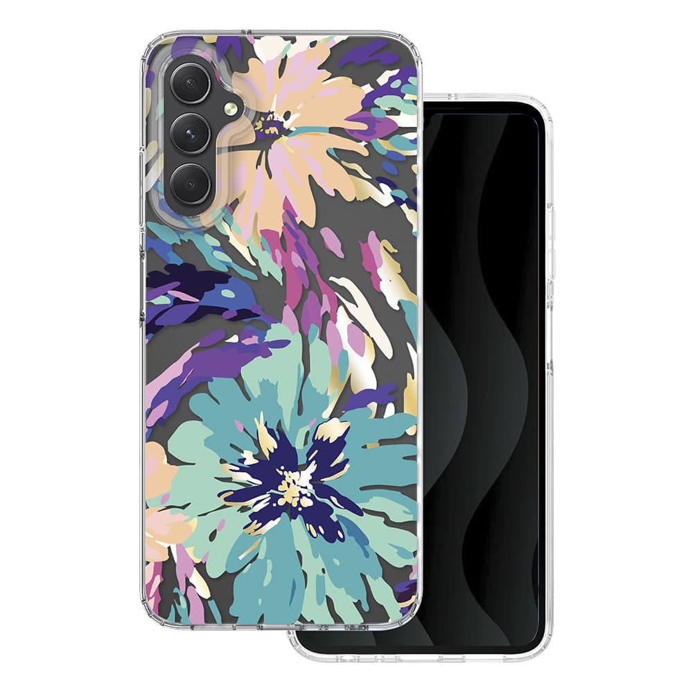 Husa Samsung Galaxy S24 Plus, IMD Print Case, TPU flexibil, transparent, Splash — principală