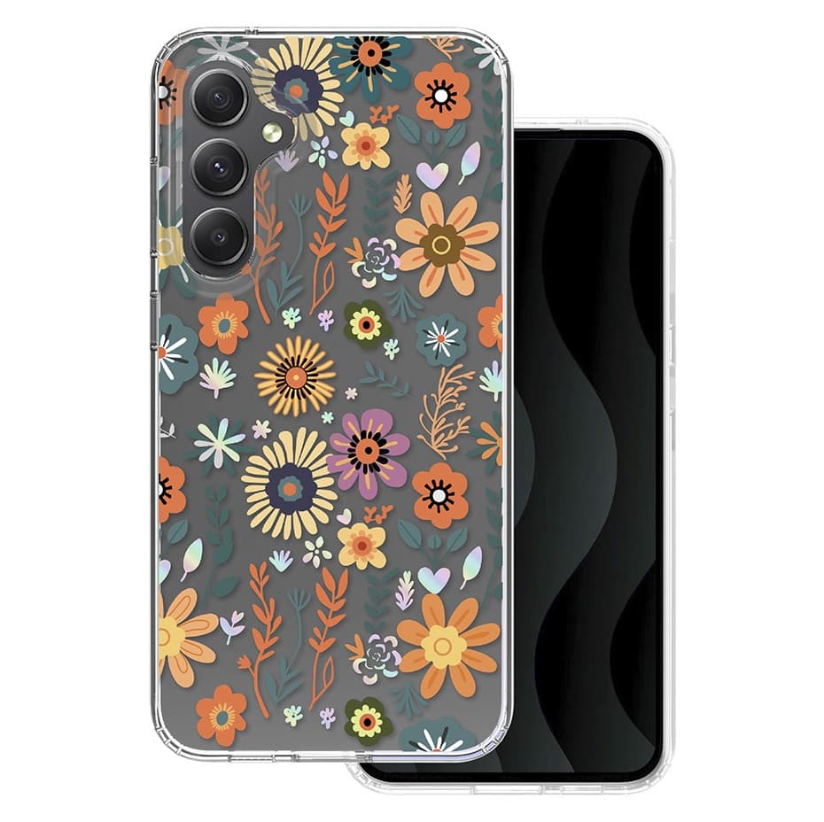 Husa Samsung Galaxy S23 FE, IMD Print Case, TPU flexibil, transparent, Field — principală