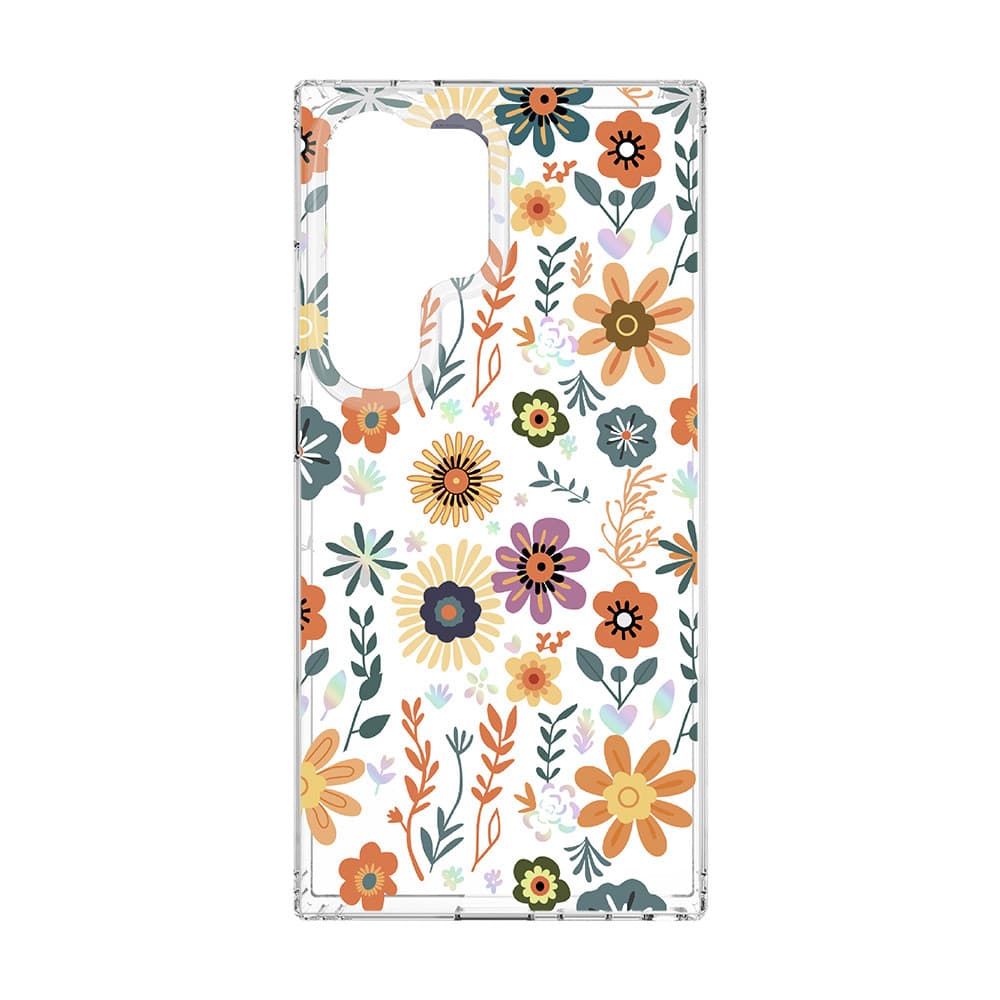 Husa Samsung Galaxy S24 Ultra, IMD Print Case, TPU flexibil, transparent, Field — 2
