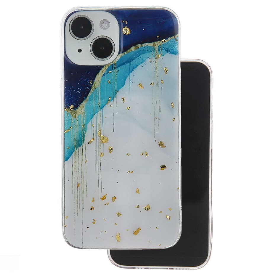 Husa Apple iPhone 15 Pro, Gold Glam, Iceberg — principală