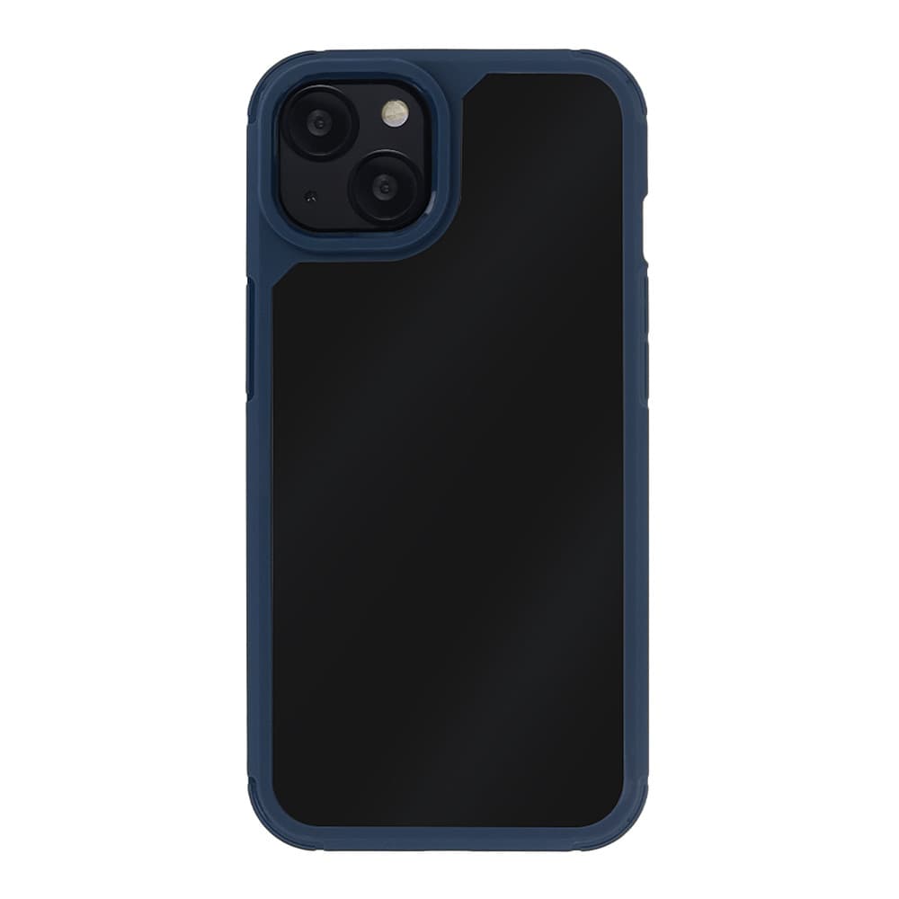 Husa protectie Apple iPhone 14 Pro Max, Color Shock TPU, margini antisoc, spate transparent, albastru — varianta 6
