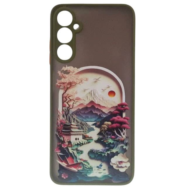 Husa Samsung Galaxy A25, Ultra Trendy, protectie camera, TPU + PC, margini verzi — principală