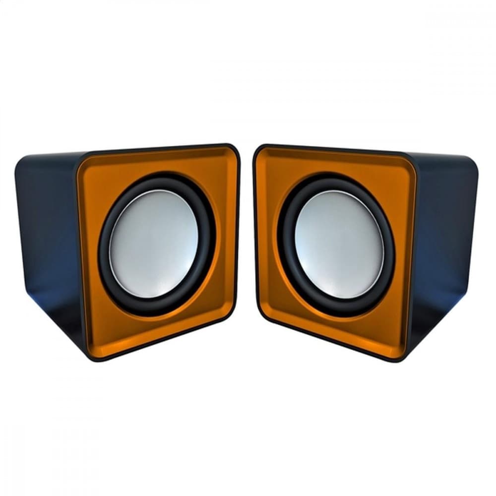 Set 2 boxe OMEGA Surveyor OG-01, 2.0, 6W RMS, USB, orange — principală