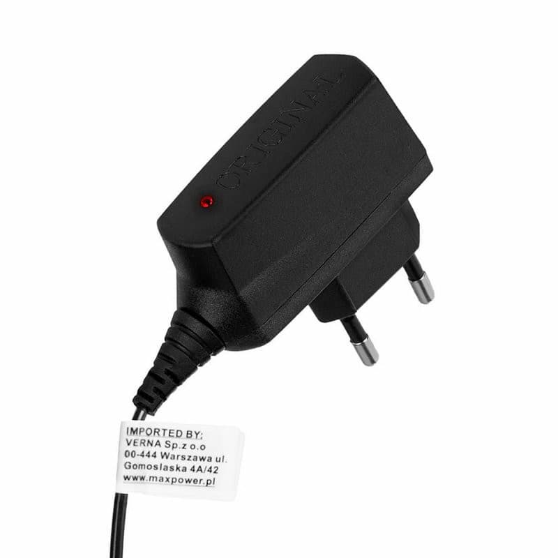 Incarcator casa cu fir MaxPower, conector MicroUSB, 0.5A, negru — varianta 3