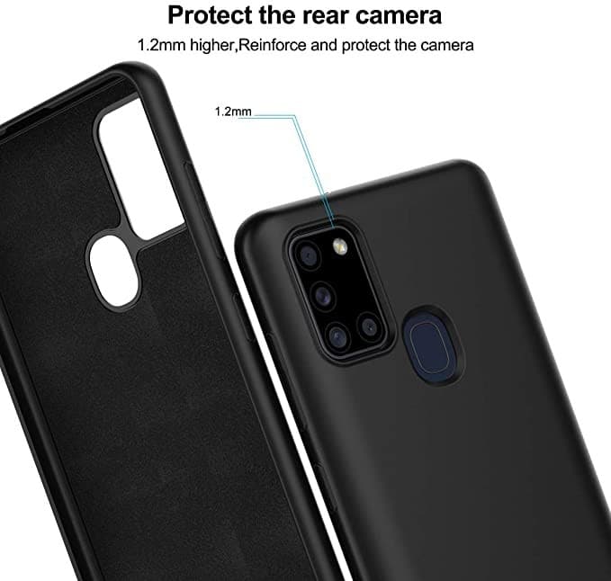 Husa Liquid Silicone Case pentru Samsung Galaxy A41, interior microfibra, roz pal — varianta 3