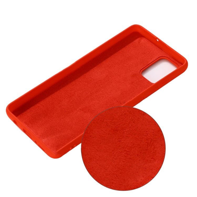 Husa Liquid Silicone Case pentru Samsung Galaxy A41, interior microfibra, forrest green — varianta 2