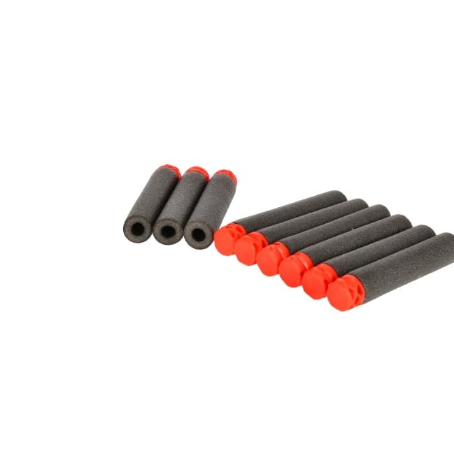 Set 36 gloante din burete Mega Creative pentru pistoale jucarie tip Nerf, negre — varianta 2