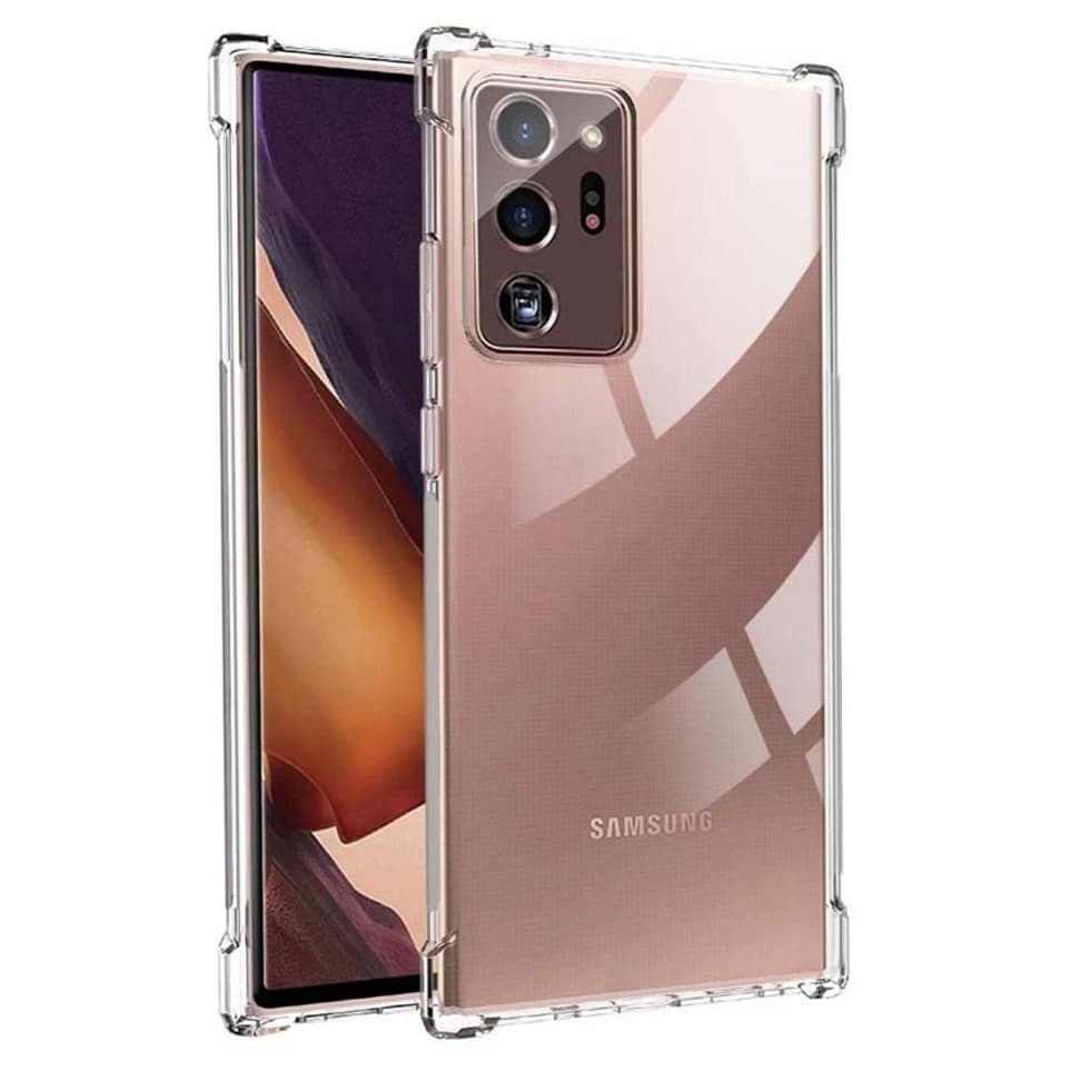 Husa Samsung Galaxy Note 20 Ultra, TPU transparent, intarituri in colturi, grosime 1,5 mm — principală