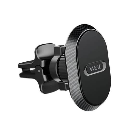 Suport auto magnetic Well, prindere la ventilatie, negru — principală