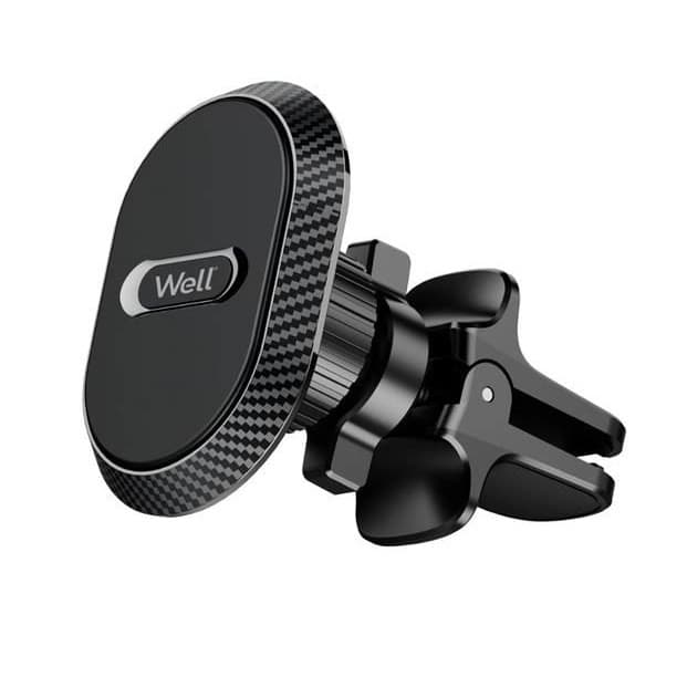 Suport auto magnetic Well, prindere la ventilatie, negru — varianta 2