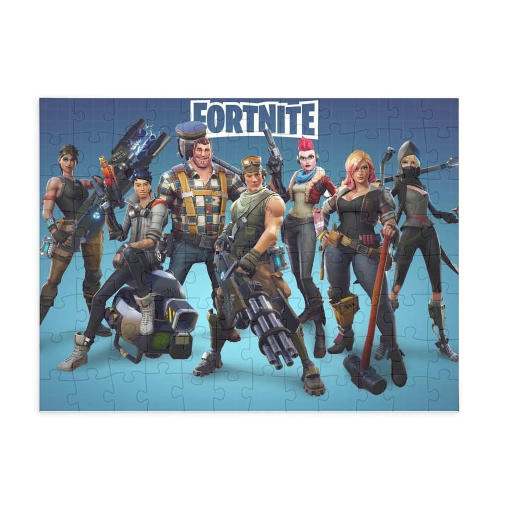 Puzzle 80 piese, 20 x 15 cm, personaje Fortnite, model 3 — principală