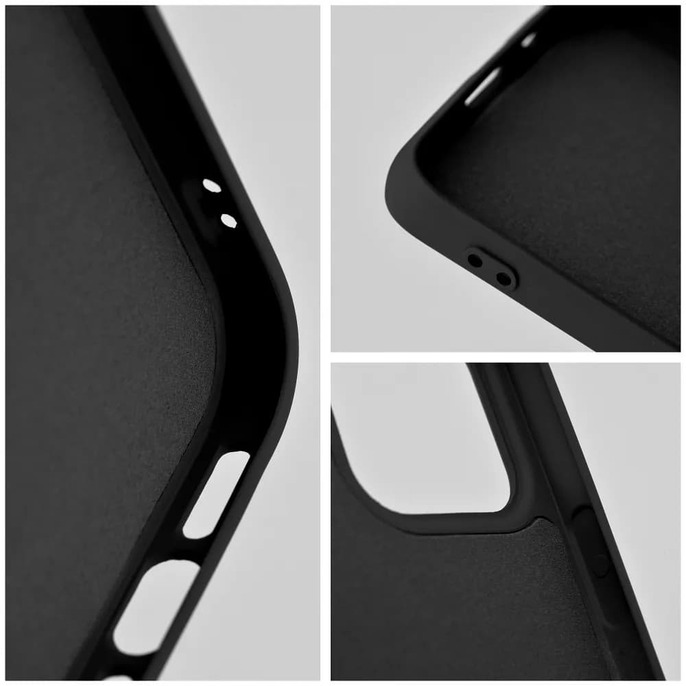 Husa Apple iPhone 15 Pro , Luxury Silicone, catifea in interior, protectie camere, neagra — varianta 2