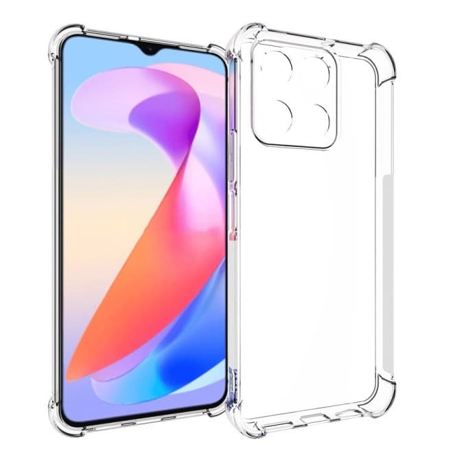 Husa Honor X6A, TPU transparent, intarituri in colturi, protectie camere, grosime 1,5 mm — principală