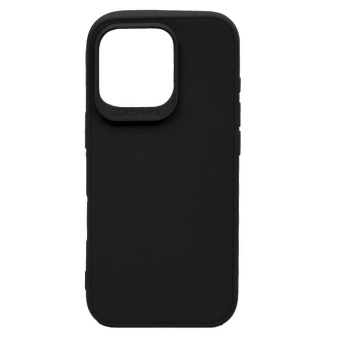 Husa protectie Apple iPhone 16 Pro Max, Matt TPU My Choice, silicon moale, neagra — principală
