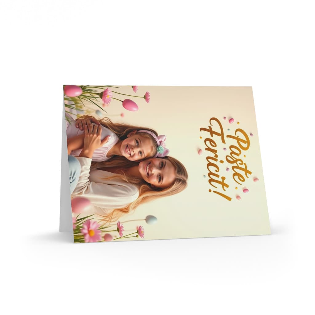 Felicitare personalizata de Paste, cu poza si textul tau! — varianta 3