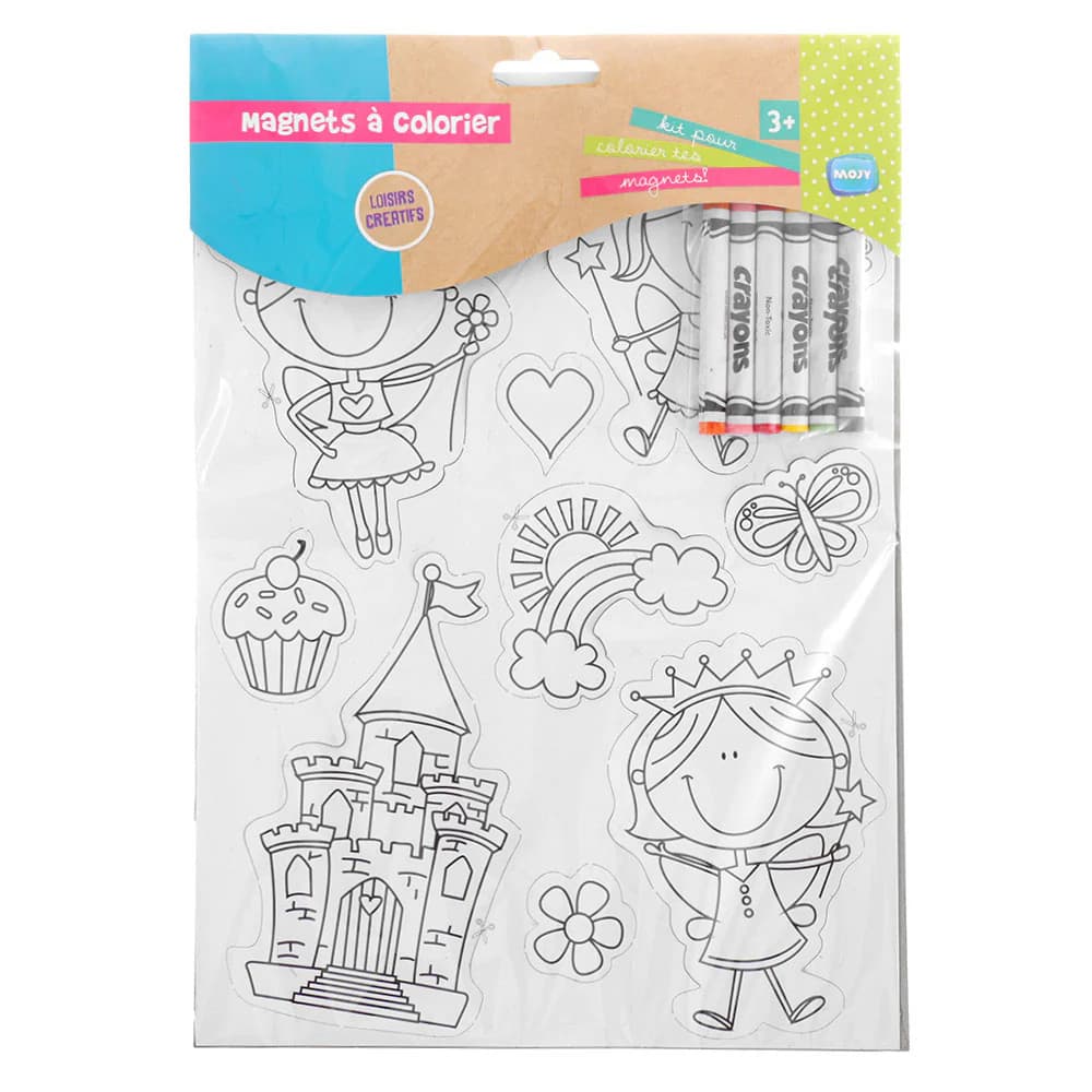 Set magneti de frigider de colorat - Printesa in castel — principală