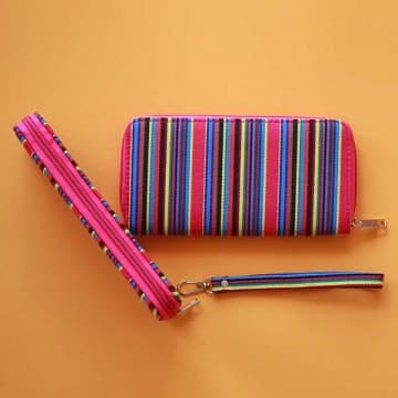 Portofel din material textil, model 6 — varianta 2