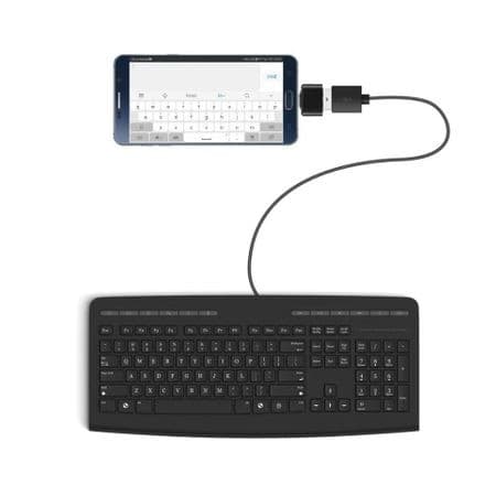 Adaptor OTG USB to MicroUSB, negru — varianta 3