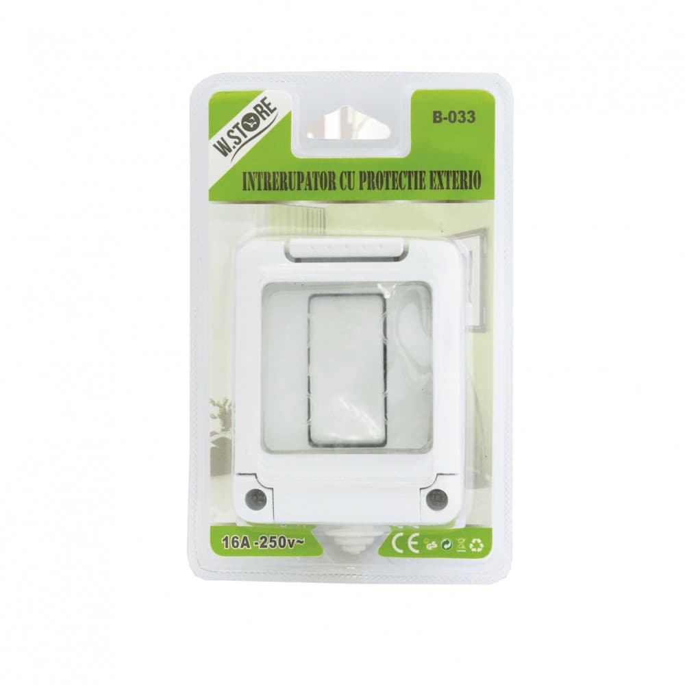 Intrerupator cu protectie exterior W.Store — varianta 2