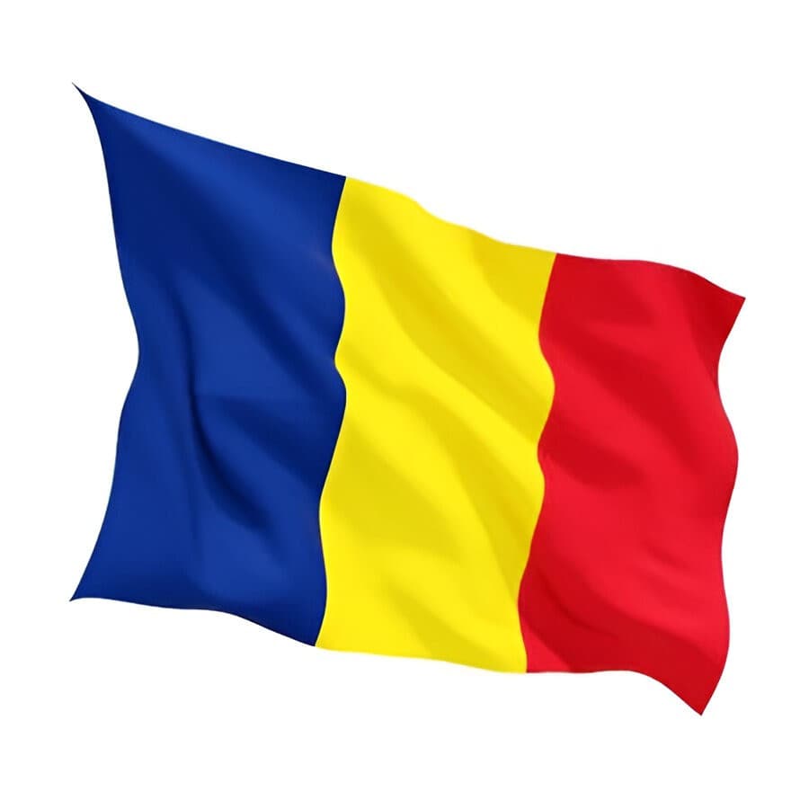 Steag tricolor / drapel Romania, dimensiune mare,  90 x 150 cm — varianta 2
