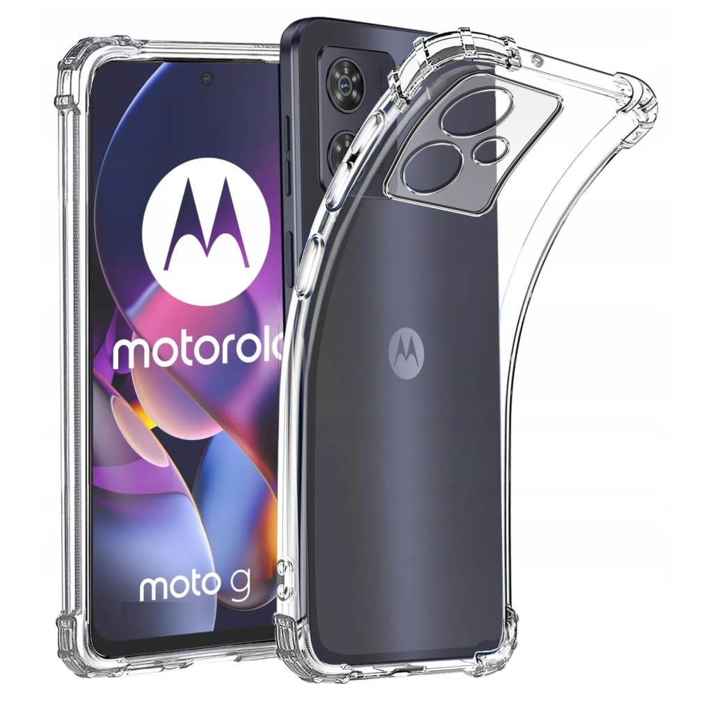 Husa Motorola Moto G14, TPU transparent, intarituri in colturi, grosime 1,5 mm — principală