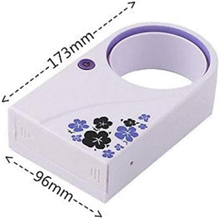 Mini ventilator portabil fara elice, alimentare USB sau baterii, alb/verde — varianta 5