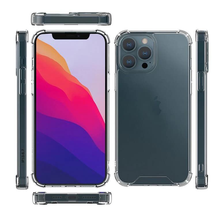 Husa Apple iPhone 12 Pro Max, TPU transparent, intarituri in colturi, grosime 1,5 mm — 6