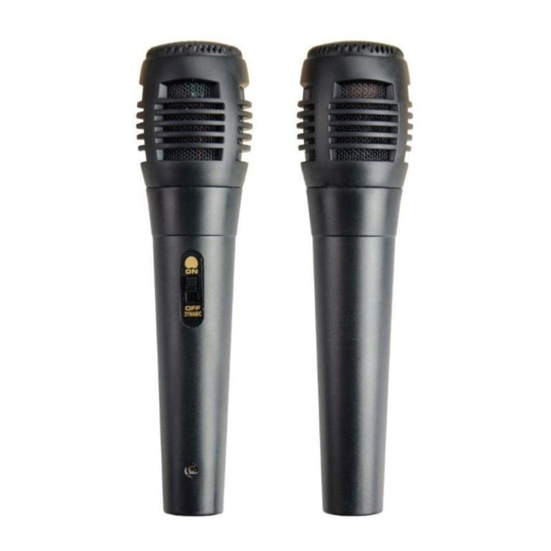 Microfon dinamic cu fir, mufa jack 6,3 mm, negru — varianta 2