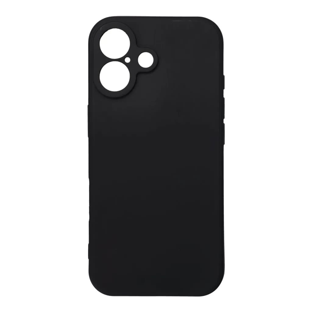 Husa Apple iPhone 17, Luxury Silicone, catifea in interior, protectie camere, neagra — varianta 2